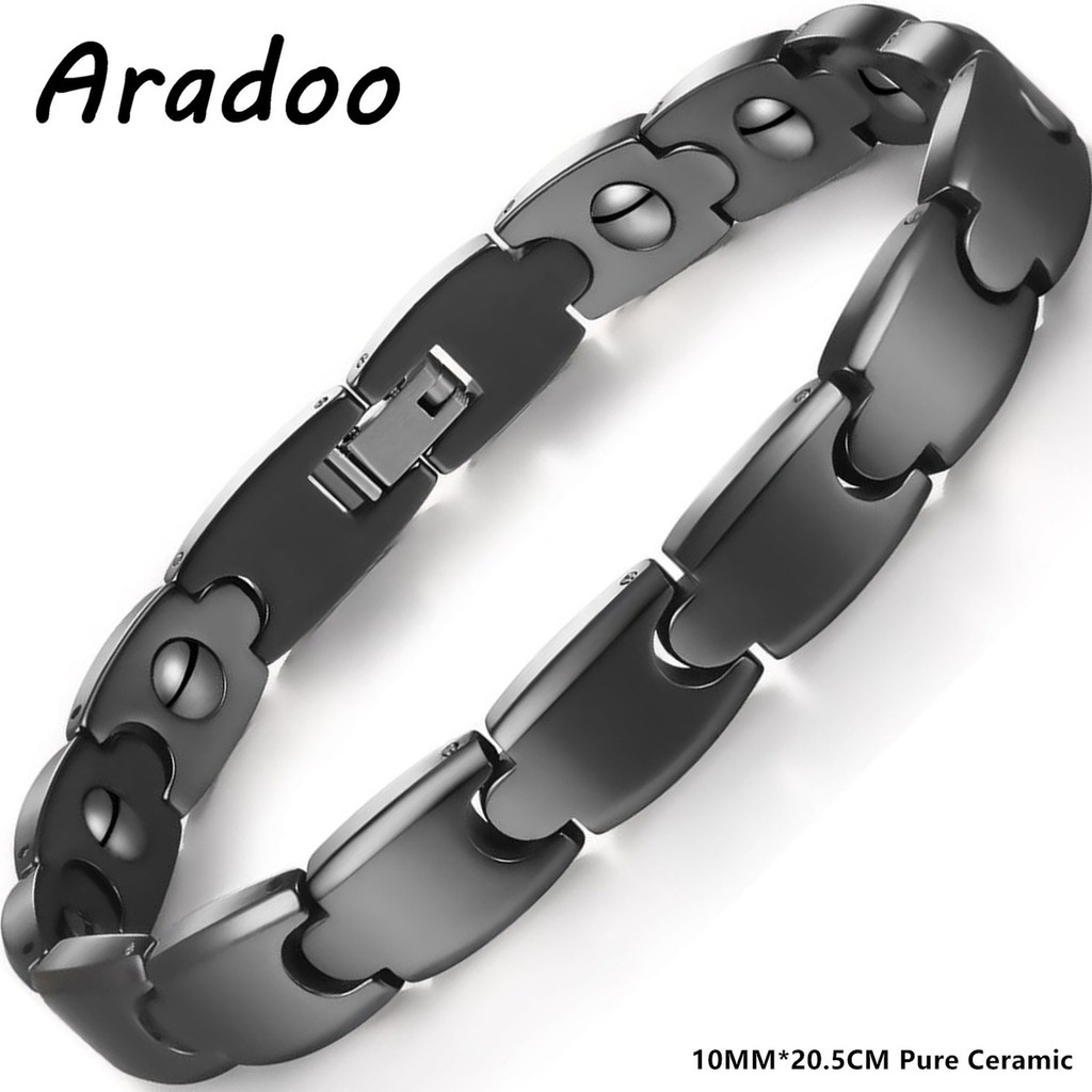 Ceramic Link Bracelet - Aradoo – Bracelet magnétique en céramique