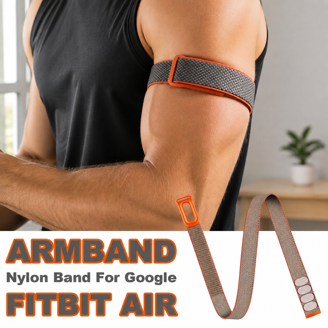Sport Loop Strap - Bracelet en nylon pour Fitbit Inspire