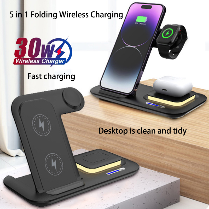 Wireless Charger Watch - Station de charge sans fil pliable