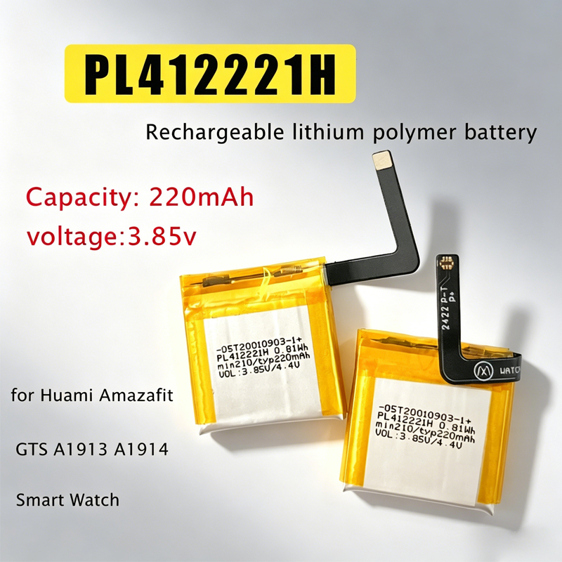 Smartwatch A1914 - Batterie rechargeable PL412221H 220mAh 3.85V, batteries
