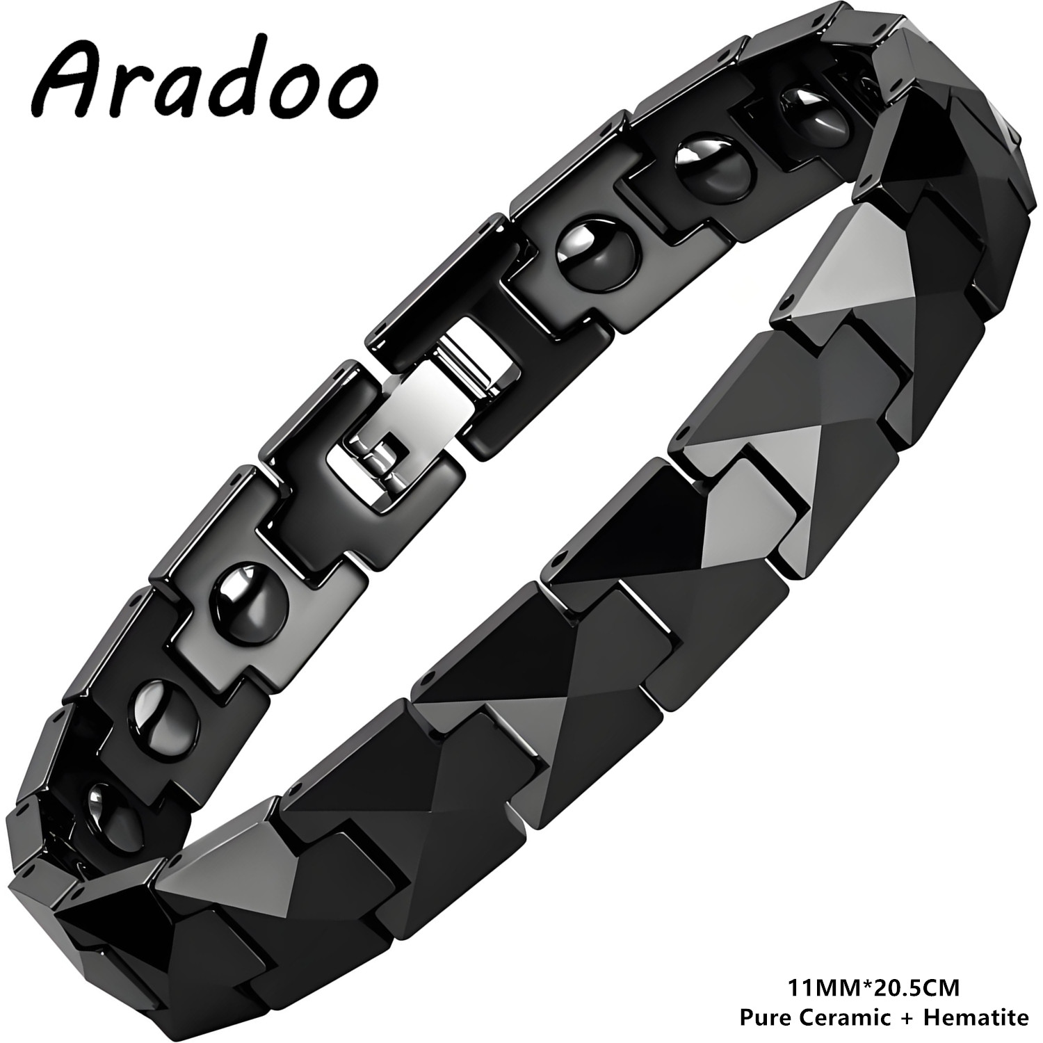 Ceramic Link Bracelet - ARADOO – Bracelet en céramique de
