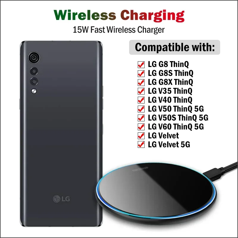 Wireless Charger Watch - Chargeur sans fil rapide 15W pour