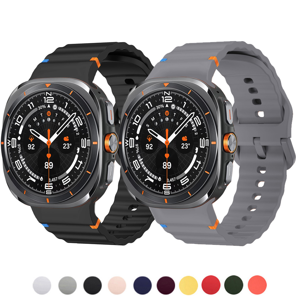 Samsung Smartwatch Ultra Accessories - Bracelet en silicone pour Samsung Galaxy
