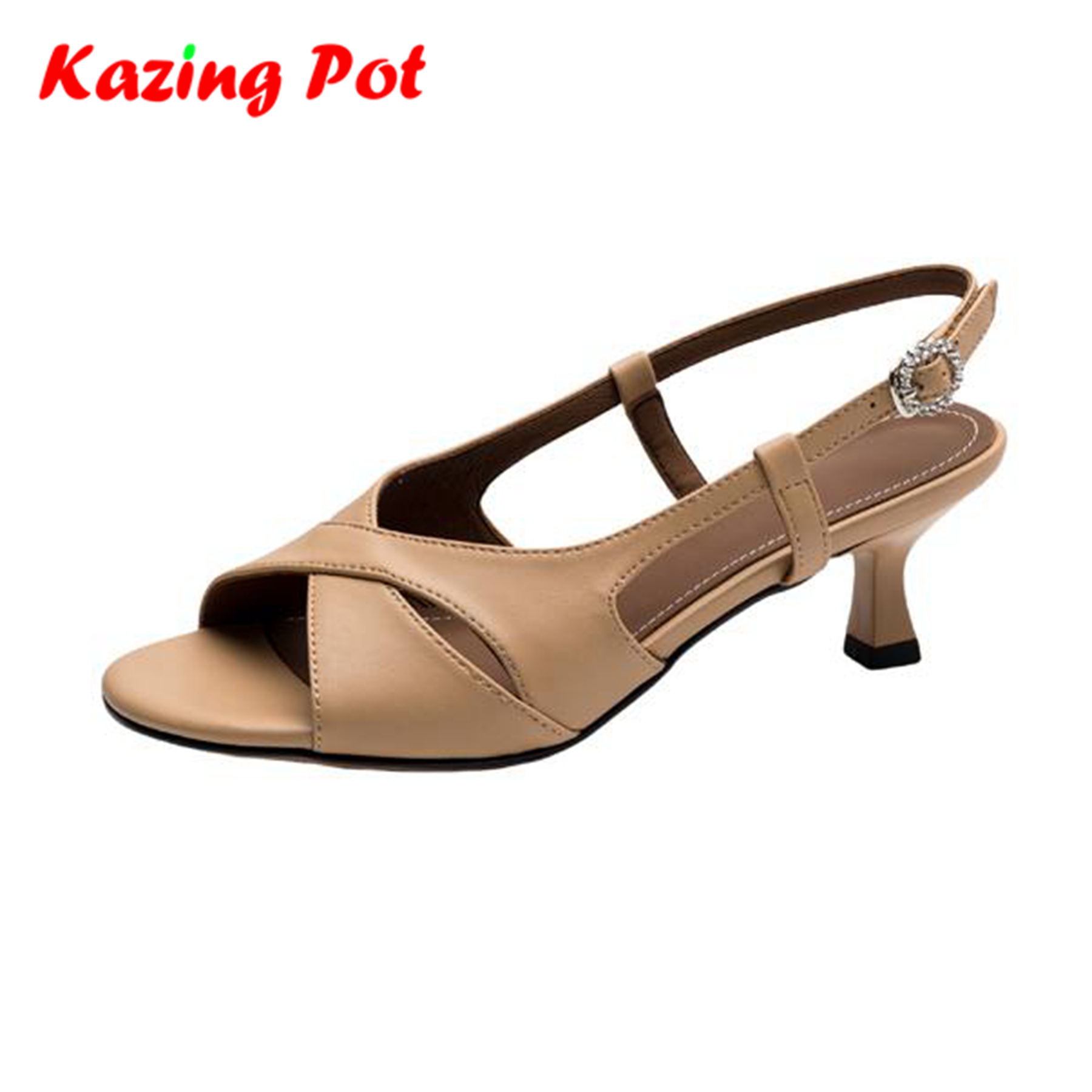 Leather Classic Strap - Sandales pour femmes Krazing Pot Basic