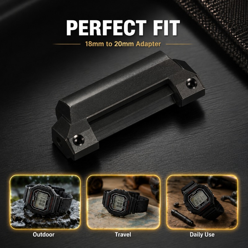 Watch Band Connector - Adaptateur universel à tête surélevée de