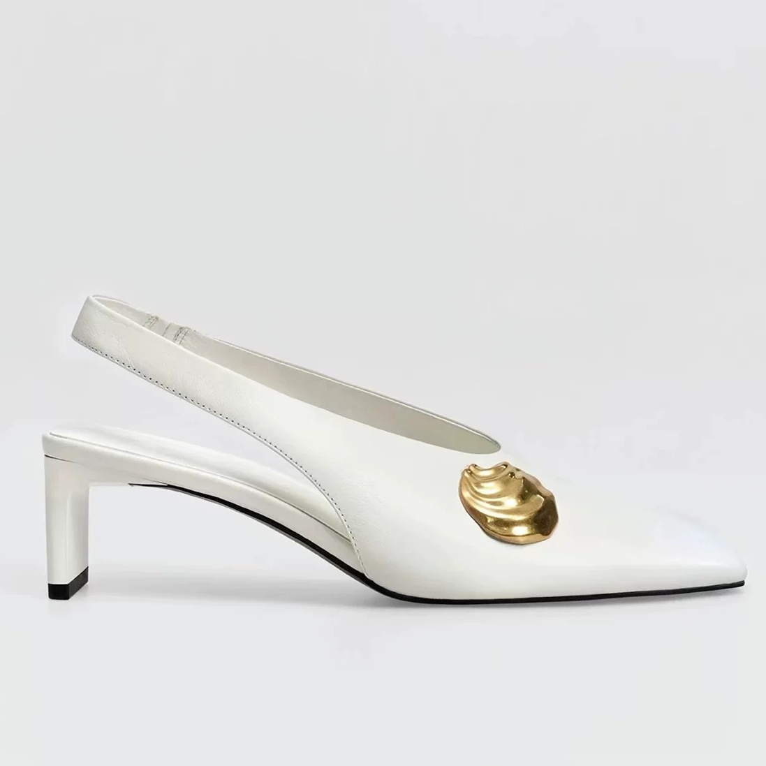Escarpins noirs en cuir pour f - Leather Classic Strap avis et prix