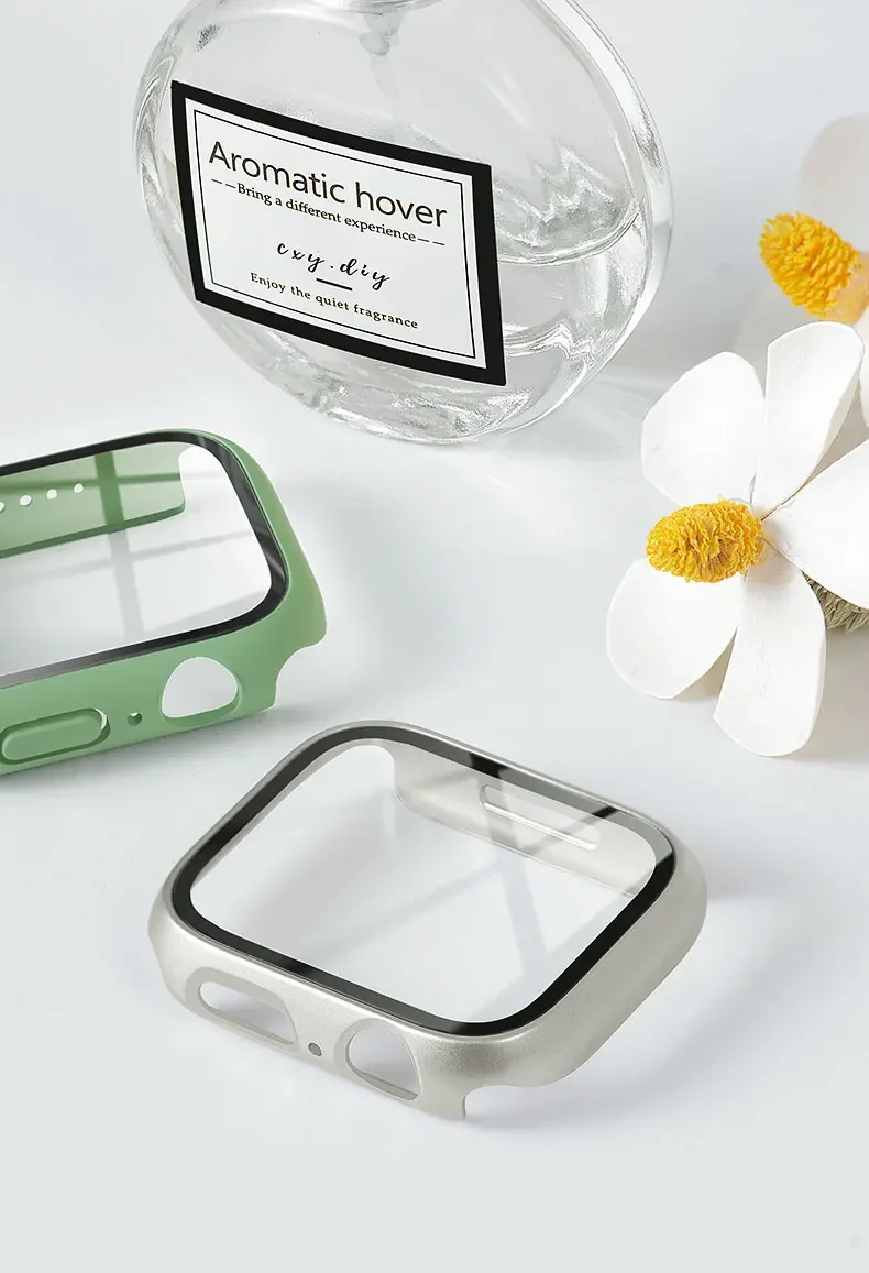 Verre trempé + couvercle pour  - Smartwatch Band Accessories avis et prix