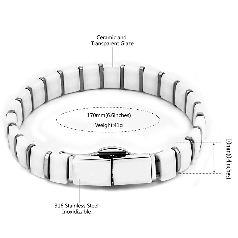 Bracelets et Bracelets de sant - Ceramic Link Bracelet avis et prix