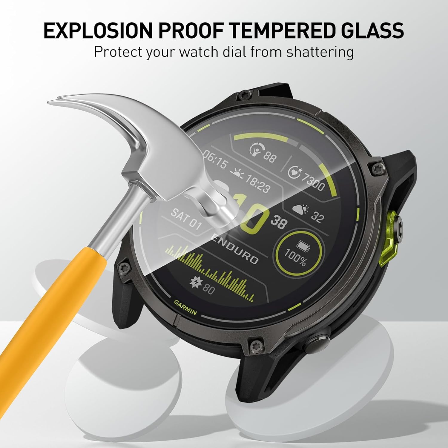 Films en verre trempé pour mon - Garmin Smartwatch Accessories avis et prix