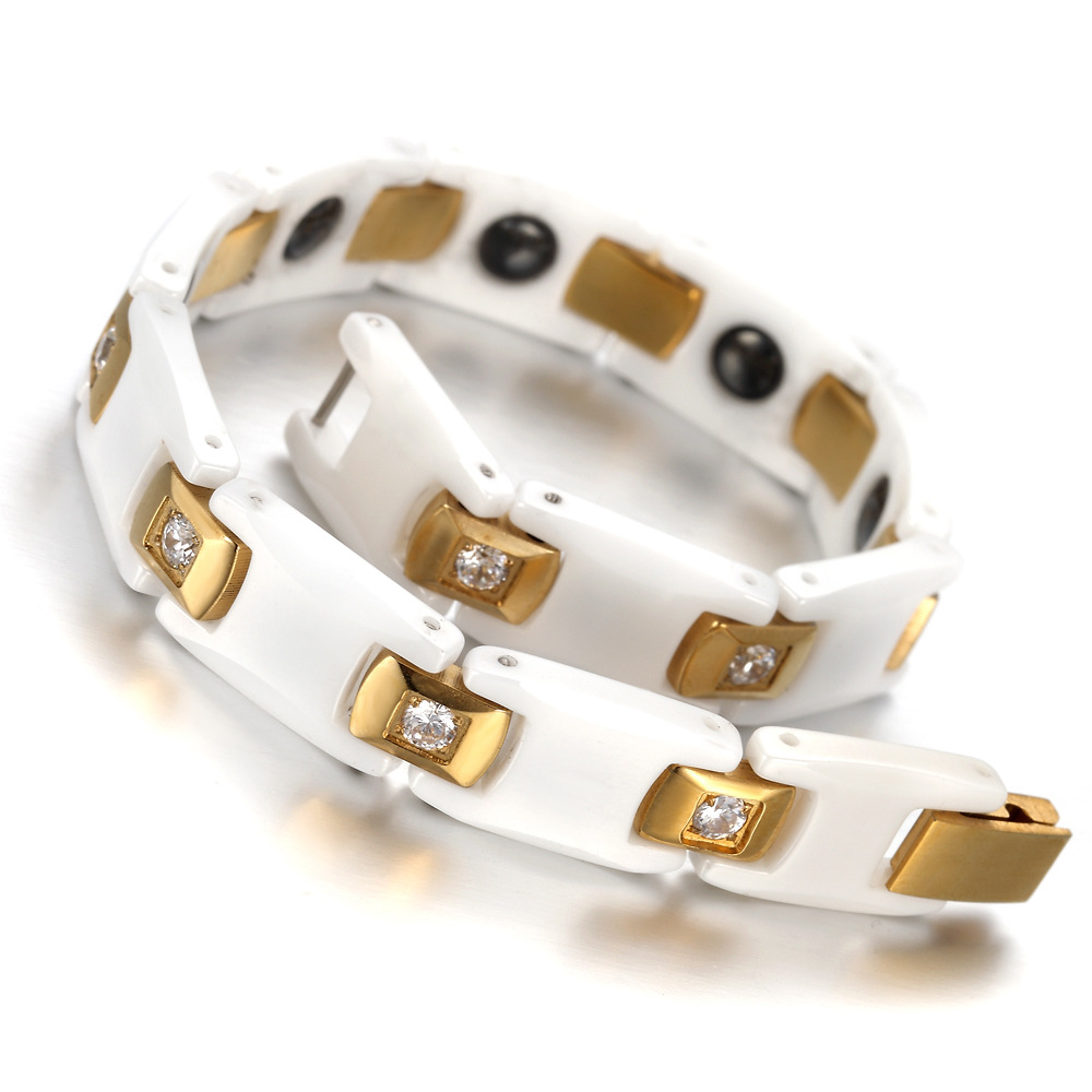 Vinterly-Bracelets en pierre C - Ceramic Link Bracelet avis et prix