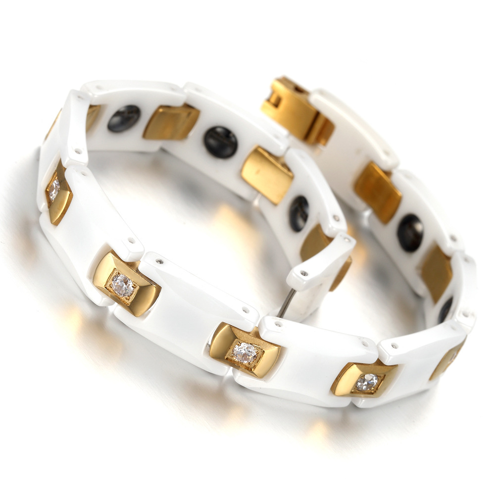 Vinterly-Bracelets en pierre C - Ceramic Link Bracelet avis et prix