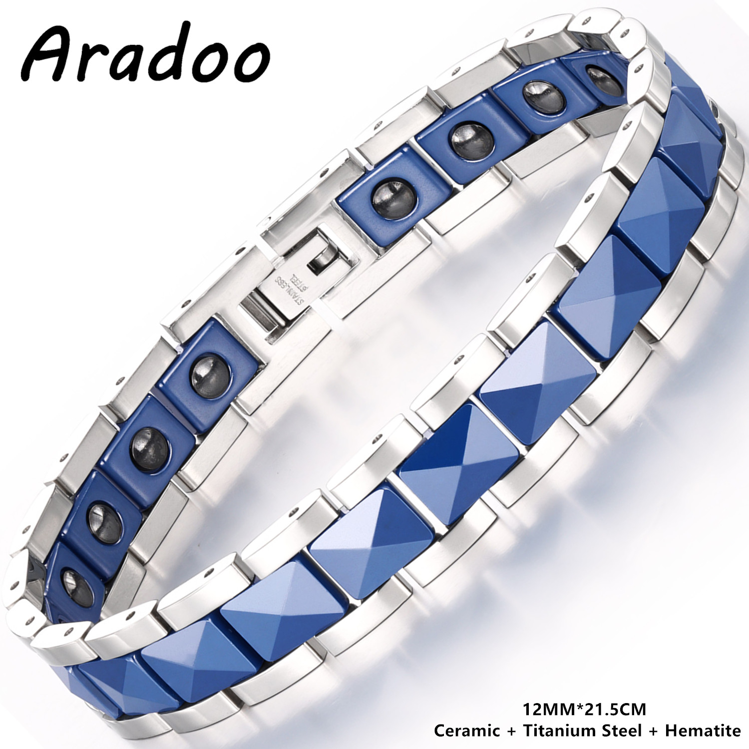 ARADOO – Bracelet en céramique - Ceramic Link Bracelet avis et prix