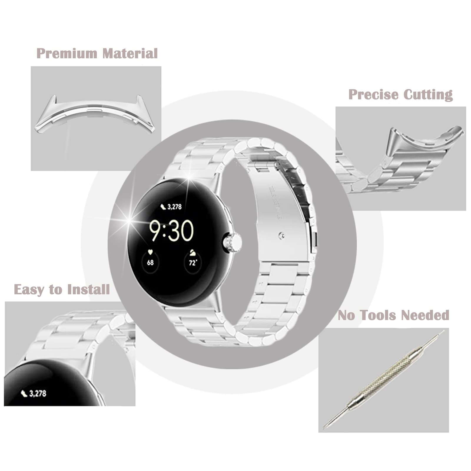 Connecteur métallique pour mon - Watch Band Connector avis et prix