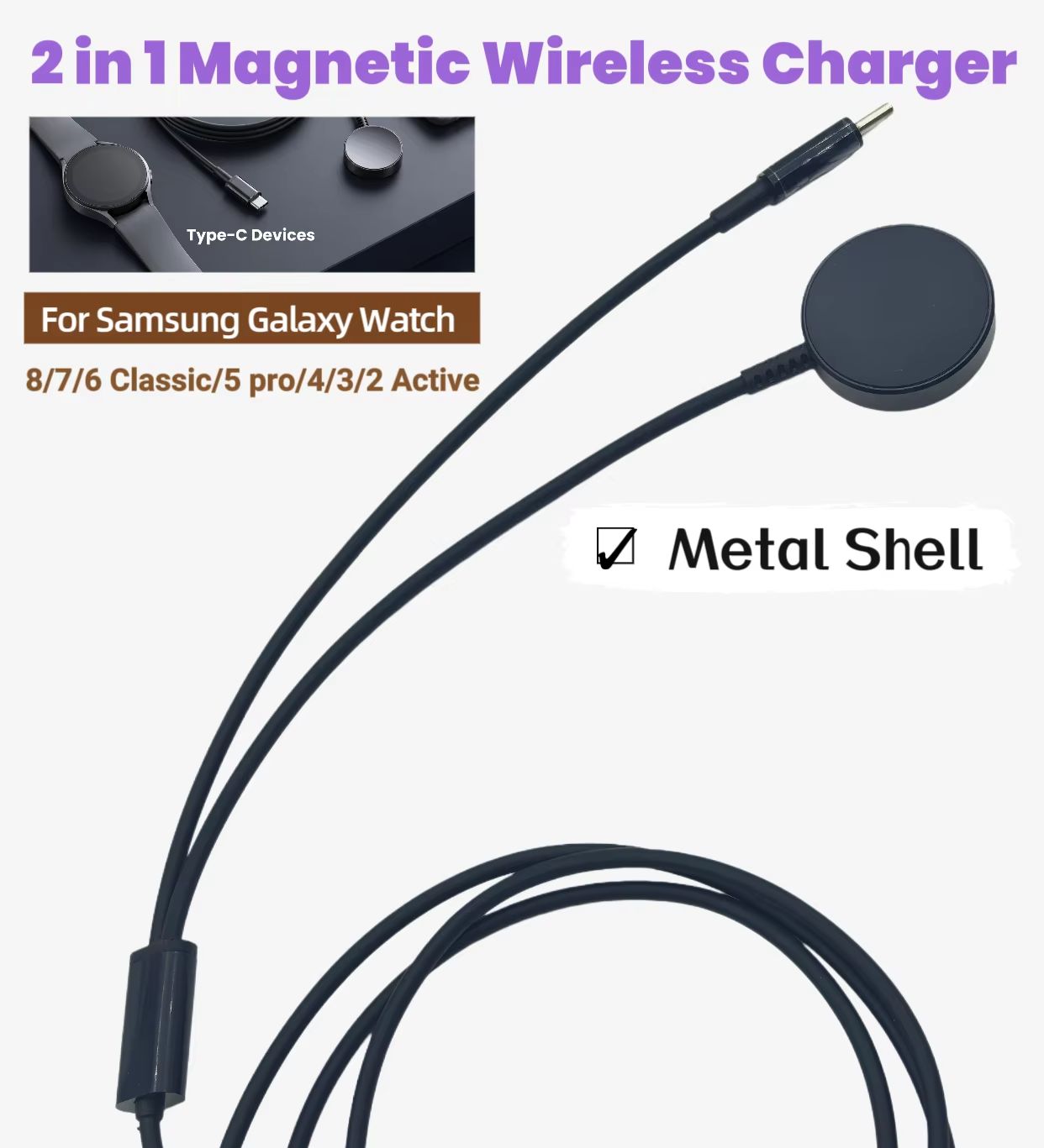 Câble de charge magnétique san - Wireless Charger Watch avis et prix