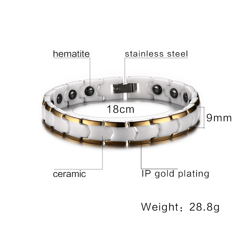 Vinterly Bracelets pour femme  - Ceramic Link Bracelet avis et prix