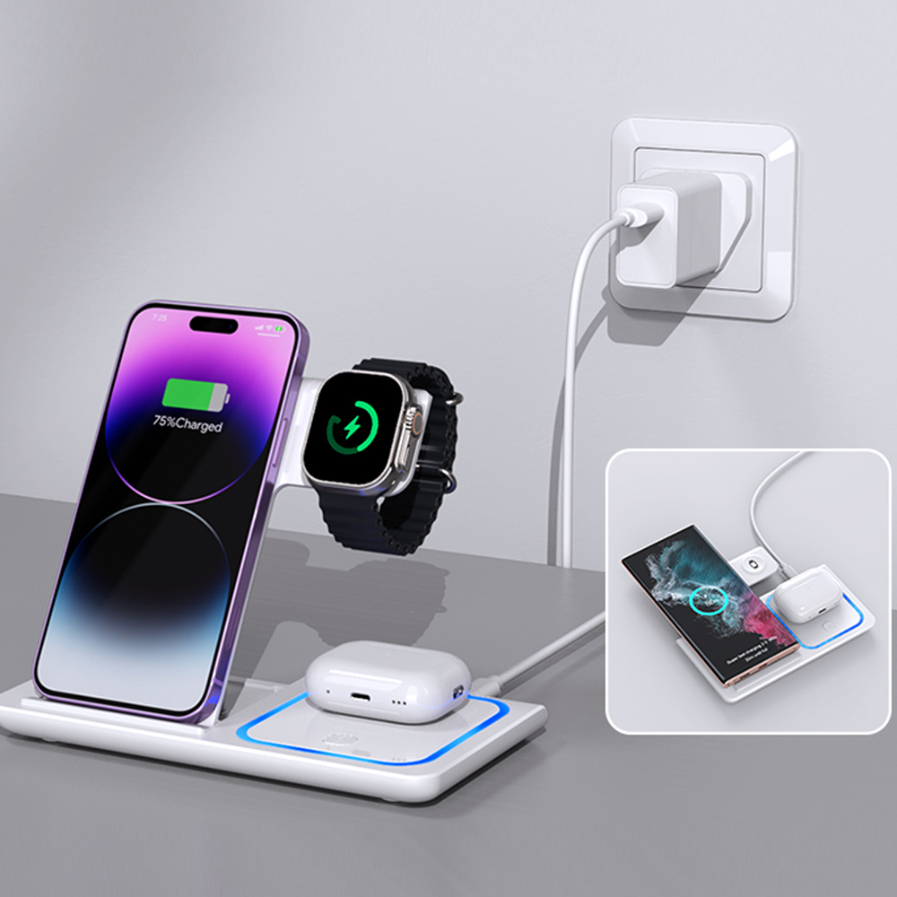 Station de charge sans fil LED - Wireless Charger Watch avis et prix
