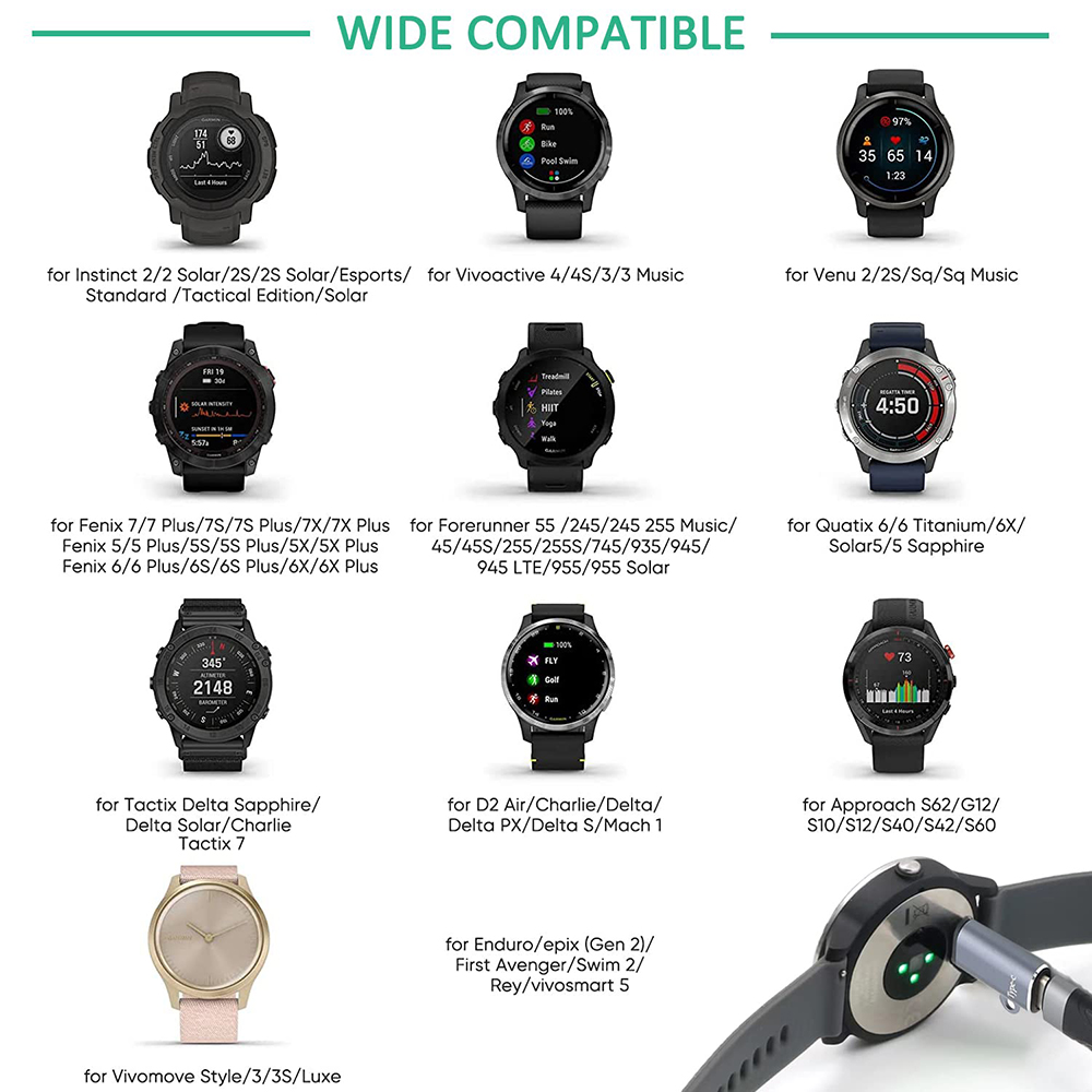 Adaptateur Portable de chargem - Garmin Smartwatch Accessories avis et prix