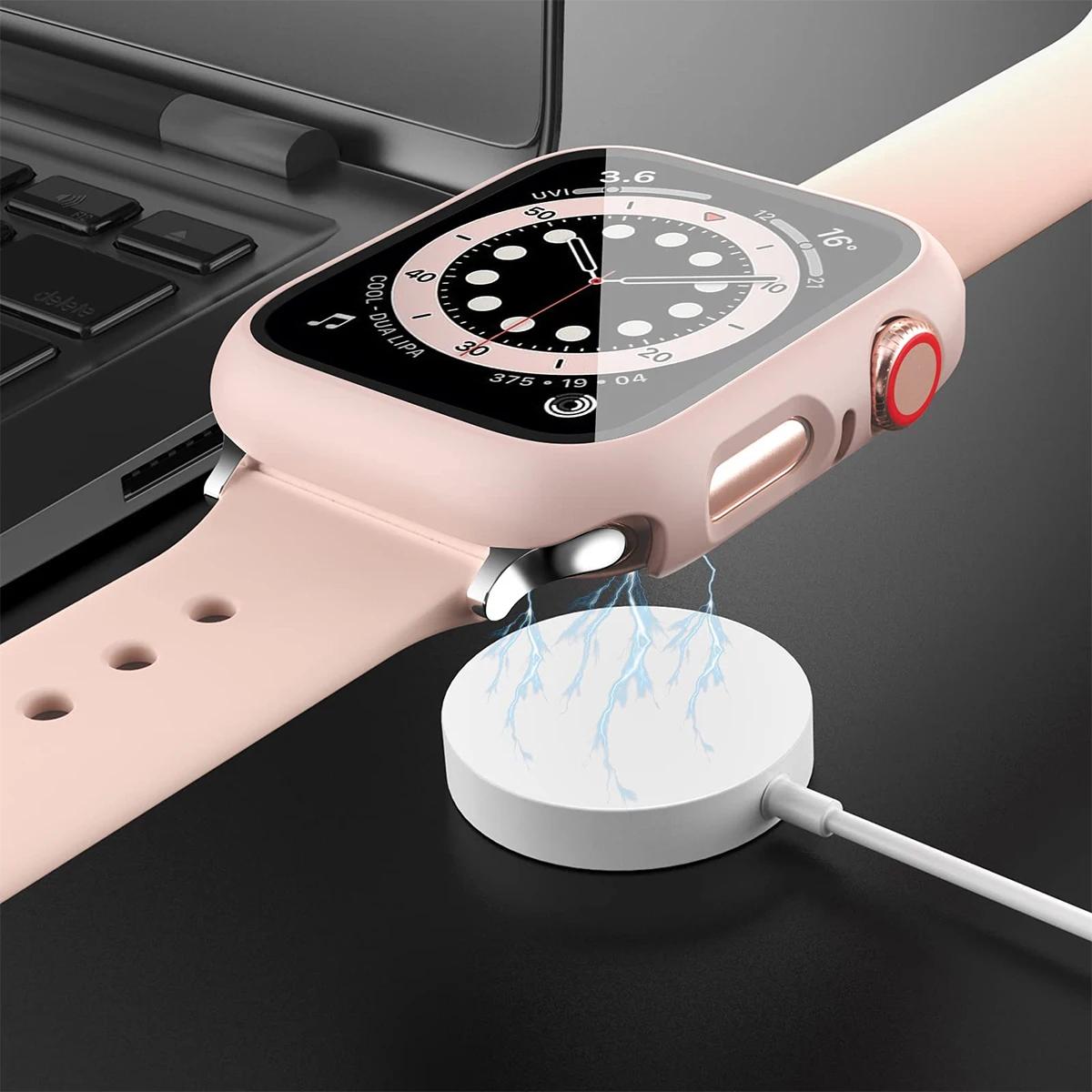 Coque en verre et couvercle po - Smartwatch Band Accessories avis et prix