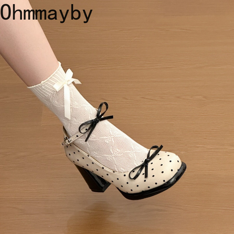 Chaussures Mary Jane à talon é - Leather Classic Strap avis et prix