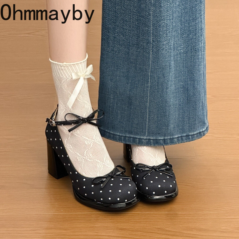 Chaussures Mary Jane à talon é - Leather Classic Strap avis et prix