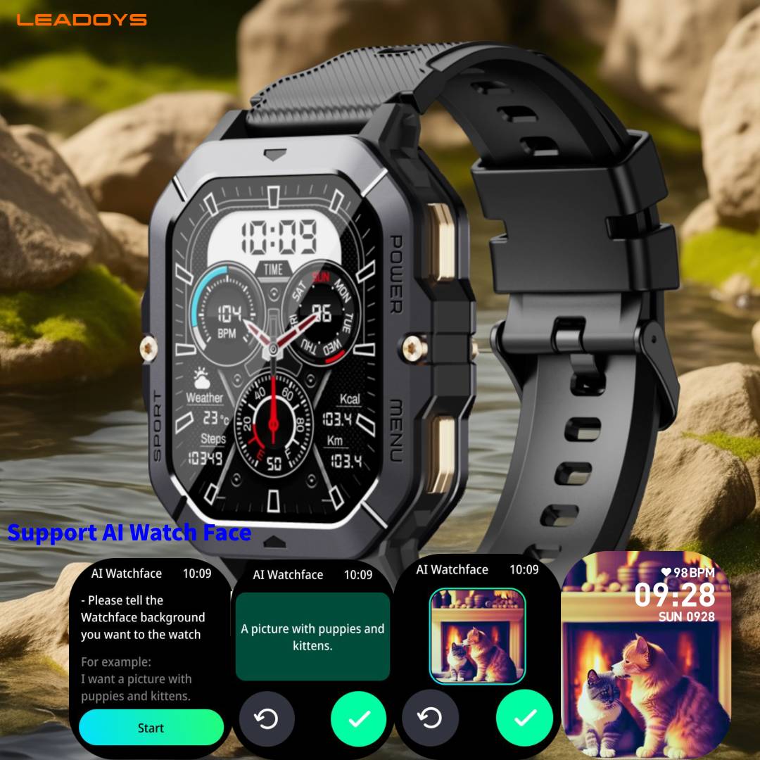 Montre connectée Leadoys C28,  - Smartwatch Custom avis et prix