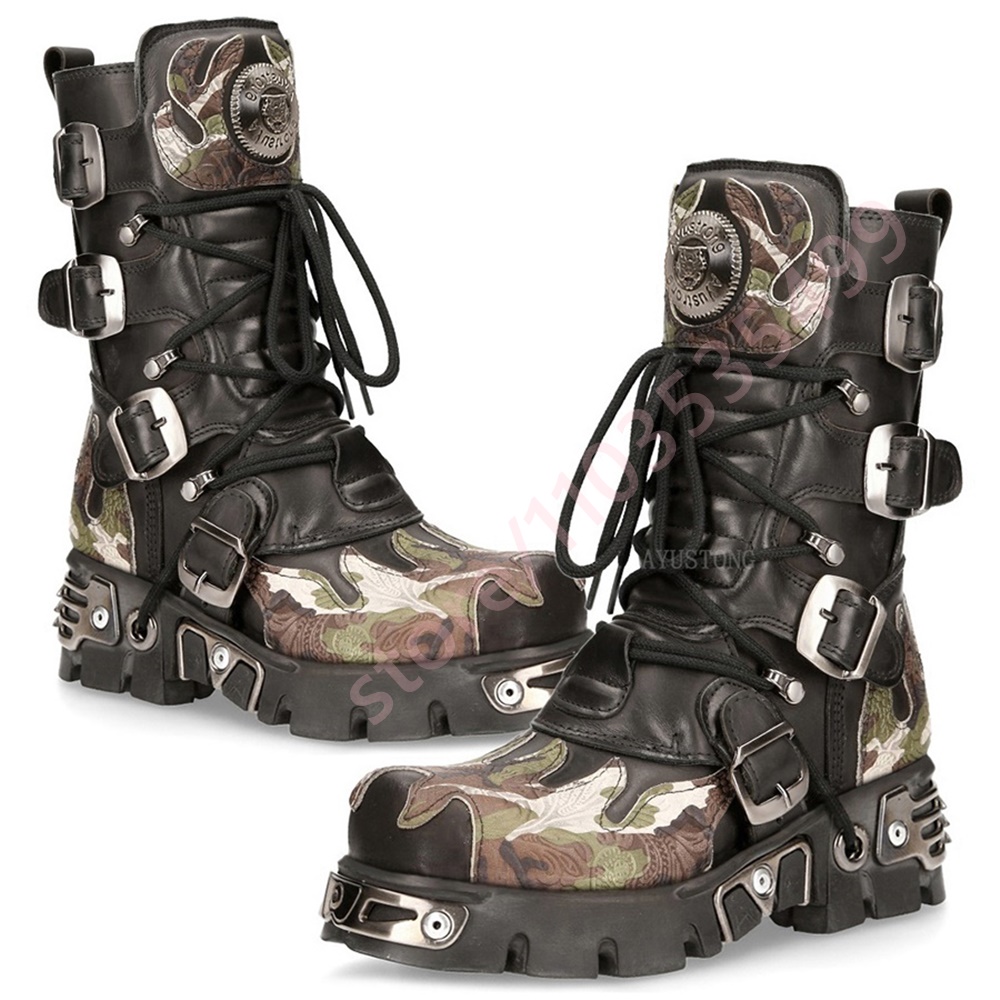 Punk Rock Camouflage ceinture  - Leather Classic Strap avis et prix