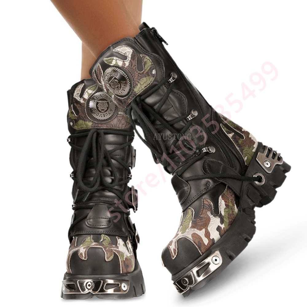 Punk Rock Camouflage ceinture  - Leather Classic Strap avis et prix