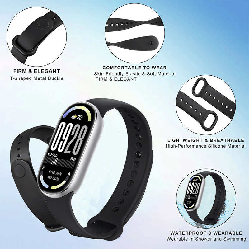 Bracelet en Silicone + étui de - Xiaomi Smartwatch Accessories avis et prix