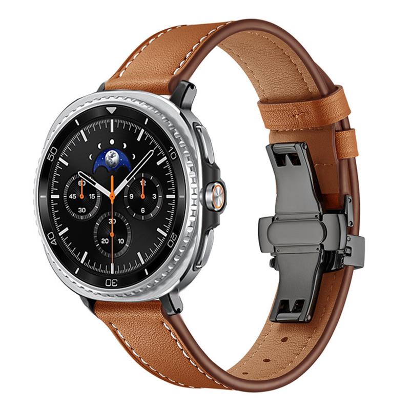 Bracelet en cuir véritable pou - Samsung Smartwatch Ultra Accessories avis et prix