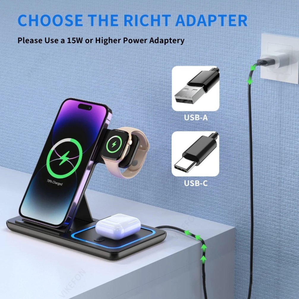 Station de charge sans fil pli - Wireless Charger Watch avis et prix