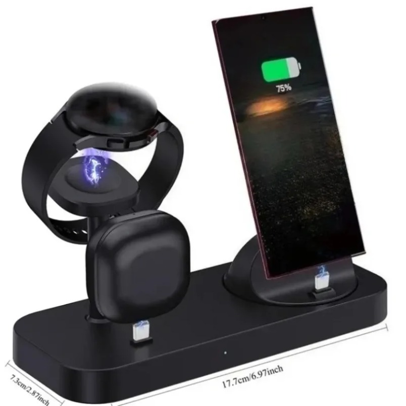 Chargeur sans fil 3 en 1, doub - Wireless Charger Watch avis et prix