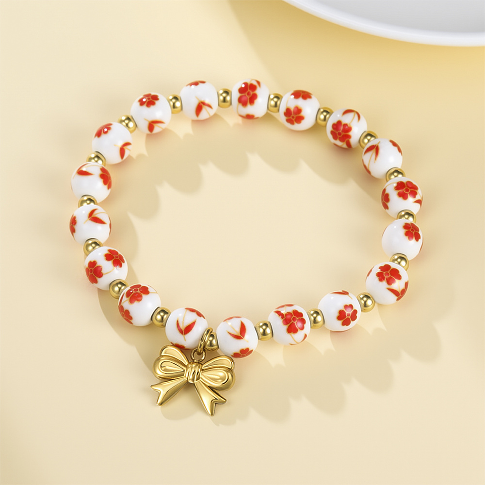 Bracelets en perles de céramiq - Ceramic Link Bracelet avis et prix