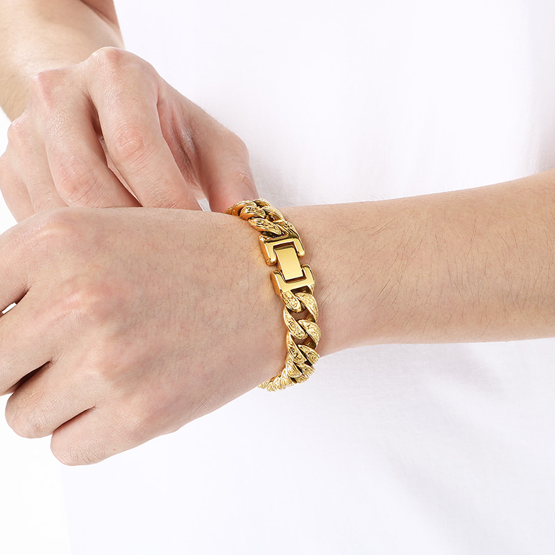 Bracelet Hip Hop pour homme, c - Ceramic Link Bracelet avis et prix